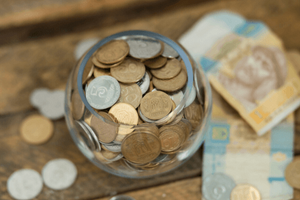 Обмен монет на купюры в Украине