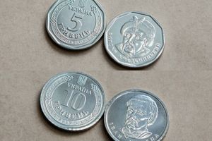 Введение в оборот монет 5 и 10 гривен